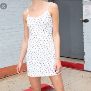 BRANDY MELVILLE floral tie tank dress